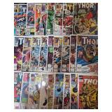 Thor Vol.1 Shortbox of 100+ Marvel Comic Books 1970s-1990s ALL Mighty Thor, NO Duplicates