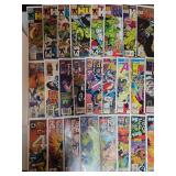 Shortbox of 100+ Marvel Comic Books 1970s-1990s Incredible Hulk, Fantastic Four, Avengers Vol.1 Marvel Comics, No Duplicates