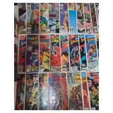 Shortbox of 90+ Copper Age DC Comics - Justice League, Swamp Thing + More HIGH Grade