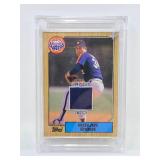 Jersey Fusion Nolan Ryan 1987 Topps with Game Used Jersey Swatch