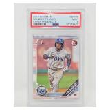Professionally Graded Mint PSA 9 2019 Bowman Wander Franco