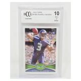 Professionally Graded BCCG 10 Mint or Better 2012 Topps Russell Wilson Rookie Card