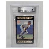 Professionally Graded BGS 9 Mint 1996 Team Out Derek Jeter Baseball Card