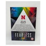 2024 Prizm Draft Picks Dylan Raiola Fearless Red Cracked Ice Rookie Card Nebraska Cornhuskers QB