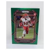 Mint 2022 Prizm Isaiah Pacheco Green Prizm Rookie Card
