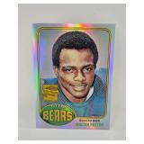 Mint 2001 Topps Walter Payton Rookie Card Refractor Reprint Insert