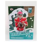 2024 Donruss Elite Patrick Mahomes Title Waves Insert Kansas City Chiefs