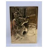 Ken Griffey Jr 22Kt Gold Baseball Card