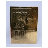 Ken Griffey Jr 22Kt Gold Baseball Card