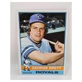 Original 1976 Topps George Brett Baseball Card - 2nd Year in Baseball