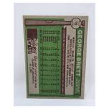 Original 1976 Topps George Brett Baseball Card - 2nd Year in Baseball