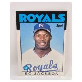 Near Mint 1986 Topps Traded Bo Jackson Rookie Card Kansas City Royals