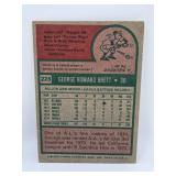 Poor Condition & Written on George Brett 1975 Topps Rookie Card