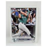 Mint 2022 Topps Cal Raleigh Rookie Card - 60 Homers