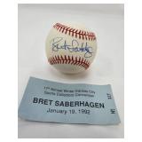 Signed Bret Saberhagen Official Major League Baseball New In Box