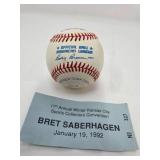 Signed Bret Saberhagen Official Major League Baseball New In Box