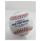 Signed Denny Matthews HOF 2007 Inscription on Official Major League Baseball