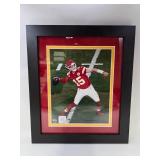 Framed & Matted Patrick Mahomes II Officially NFL Licensed 8x10 Photograph Kansas City Chiefs (Super Bowl WASP Throw)