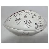 Signed Nick Lowry Official Wilson NFL Football with Tons of Inscriptions