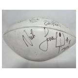 Signed Nick Lowry Official Wilson NFL Football with Tons of Inscriptions