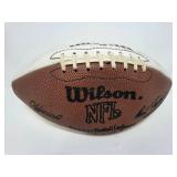 Signed NFL Wilson Football with Multiple Kansas City Chiefs Legends including Ed Budde, Jan Stenerud, and More
