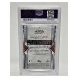 Mint PSA 9 2022 Topps Museum Wander Franco Rookie Card
