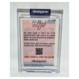 Jersey Fusion Larry Bird 1989 Fleer Sticker with Game Used Piece Celtics