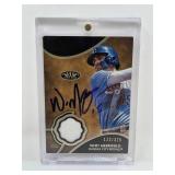 Signed Tier One Whit Merrifield Game Used Royals Jersey with James Spence Authentication