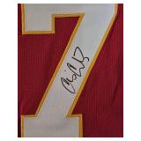 Signed Chris Conley Kansas City Chiefs #17 Custom Jersey