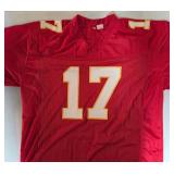 Signed Chris Conley Kansas City Chiefs #17 Custom Jersey