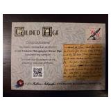 2022 Historic Autographs Gilded Age  MOE HOWARD Authentic Handwriting Sample
