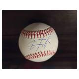 Signed Wander Franco Official Major League Baseball with James Spence Authentication