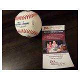 Signed Wander Franco Official Major League Baseball with James Spence Authentication