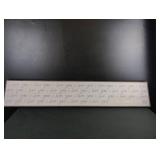 Handwritten Love Message Wall Art 48x9