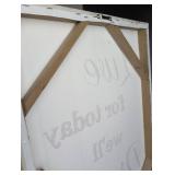 Inspirational Live Dream Wall Art 16x24