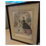 Victorian Era Fashion Plate - La Mode IllustrÃ©e 22x 28