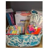 Kids Craft Supply Bundle with Storage Basket