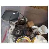 Mixed lot of items in box