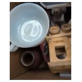Mixed lot of items in box