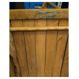 Antique set of Childrens Traditional Oak Wood Folding Chairs