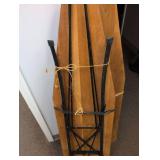 Antique Ironing Board with Iron Legs