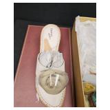 Born Sofie Pearl White Wedge Sandals