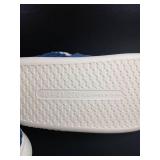 Cozy Blue Corduroy Slip-On House Shoes