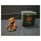 Vintage Boyds Bears & Friends Collectible Bear with Red Scarf