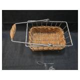 Vintage Aircraft Decor Set - Wicker Plane and Crystal Horse Carousel