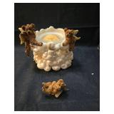 Boyds Bears Angel Teddy Bear Votive Candle Holder