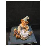 Boyds Bears Baker Musical Figurine - Happy Birthday Tune