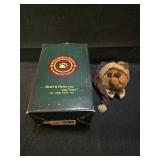 Vintage Boyds Bears & Friends Christmas Bear Head Ornament