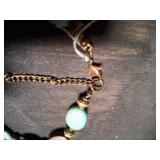 Vintage Wooden and Turquoise Necklace