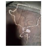 Beautiful Rosary Cross Necklace